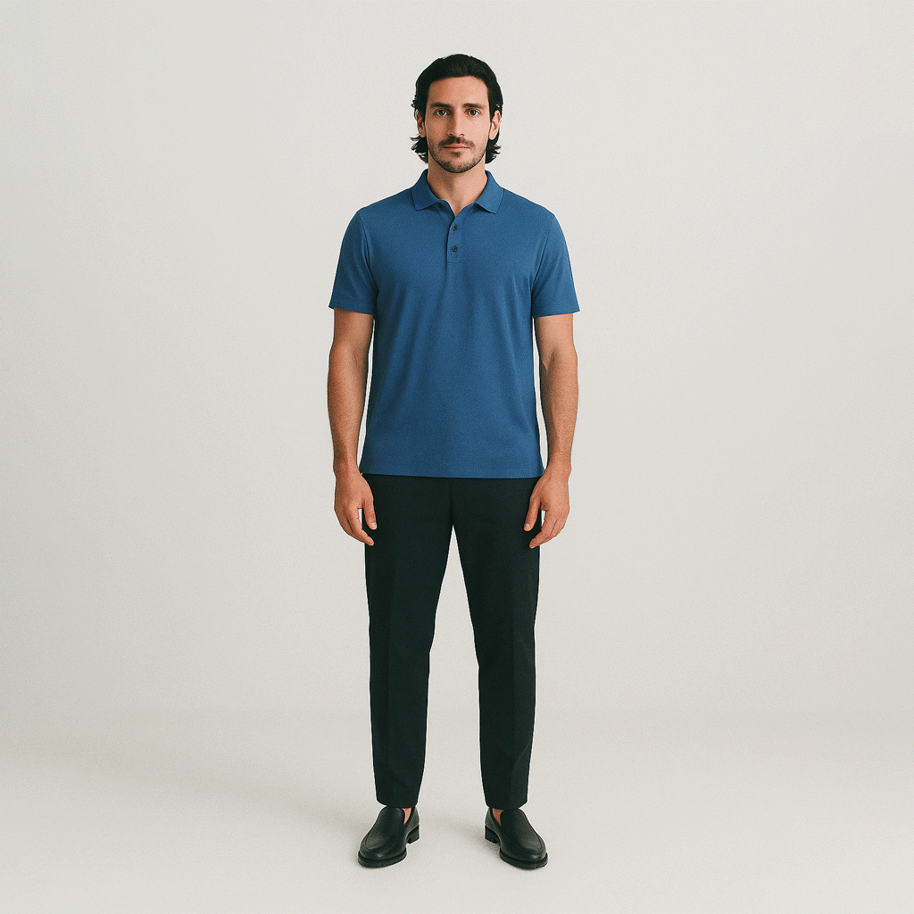 Polo Homme en soie glacée | KONF