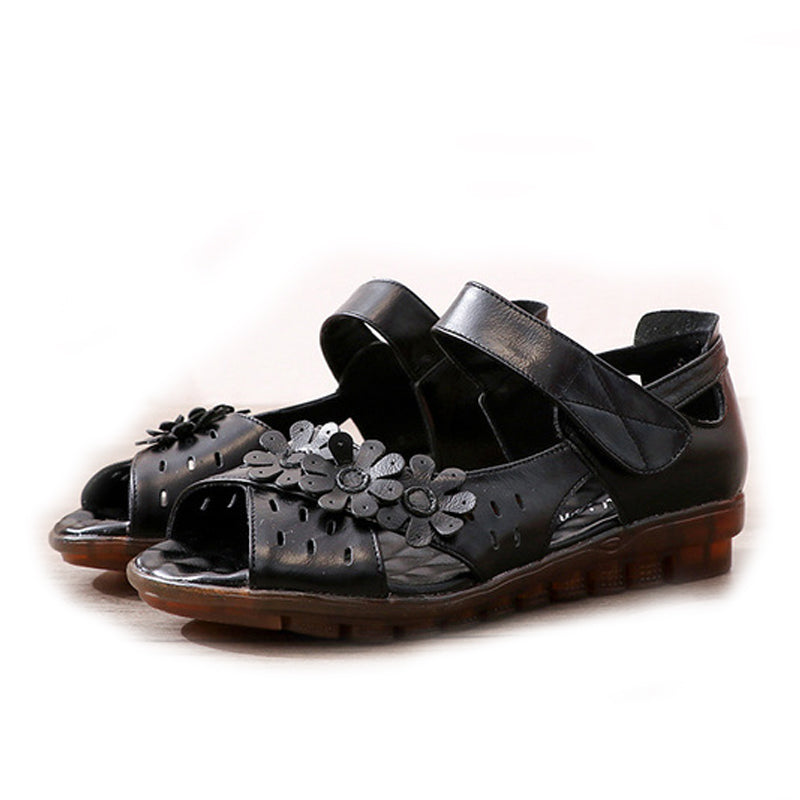 Sandale Femme De Cuir Filasa Konf