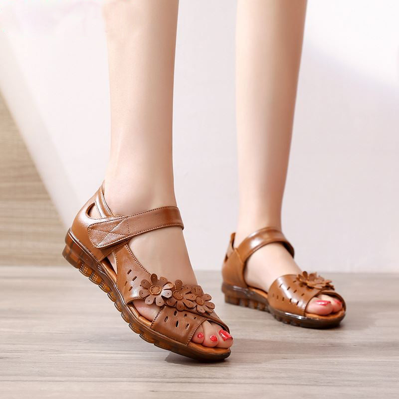 Sandale Femme De Cuir Filasa Konf