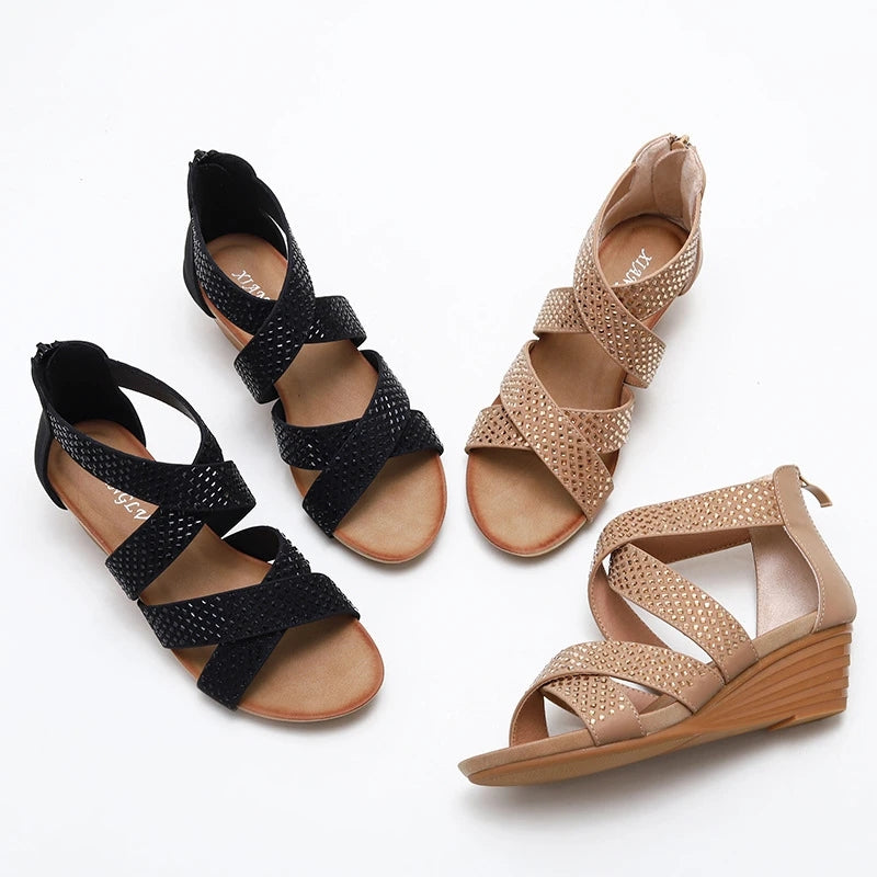 Sandale Femme De Cuir Lulu Konf