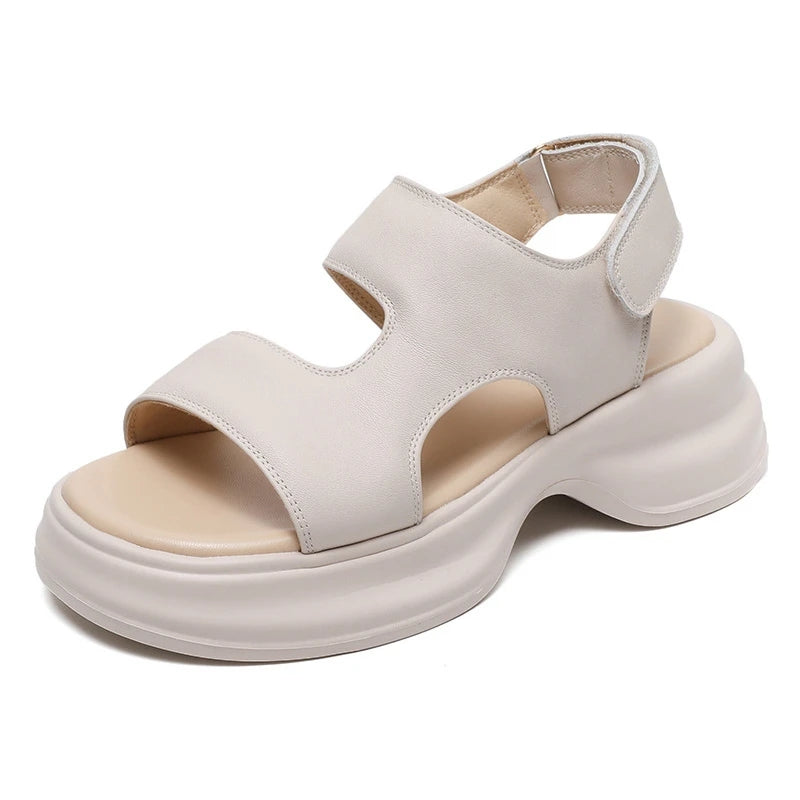 Sandale Femme De Cuir Faji Konf