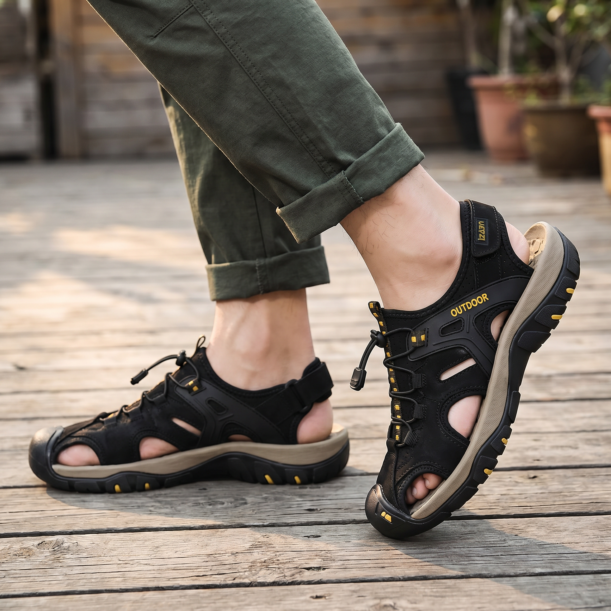 AirTrek — Sandales de Sport Hybrides avec Protection des Orteils