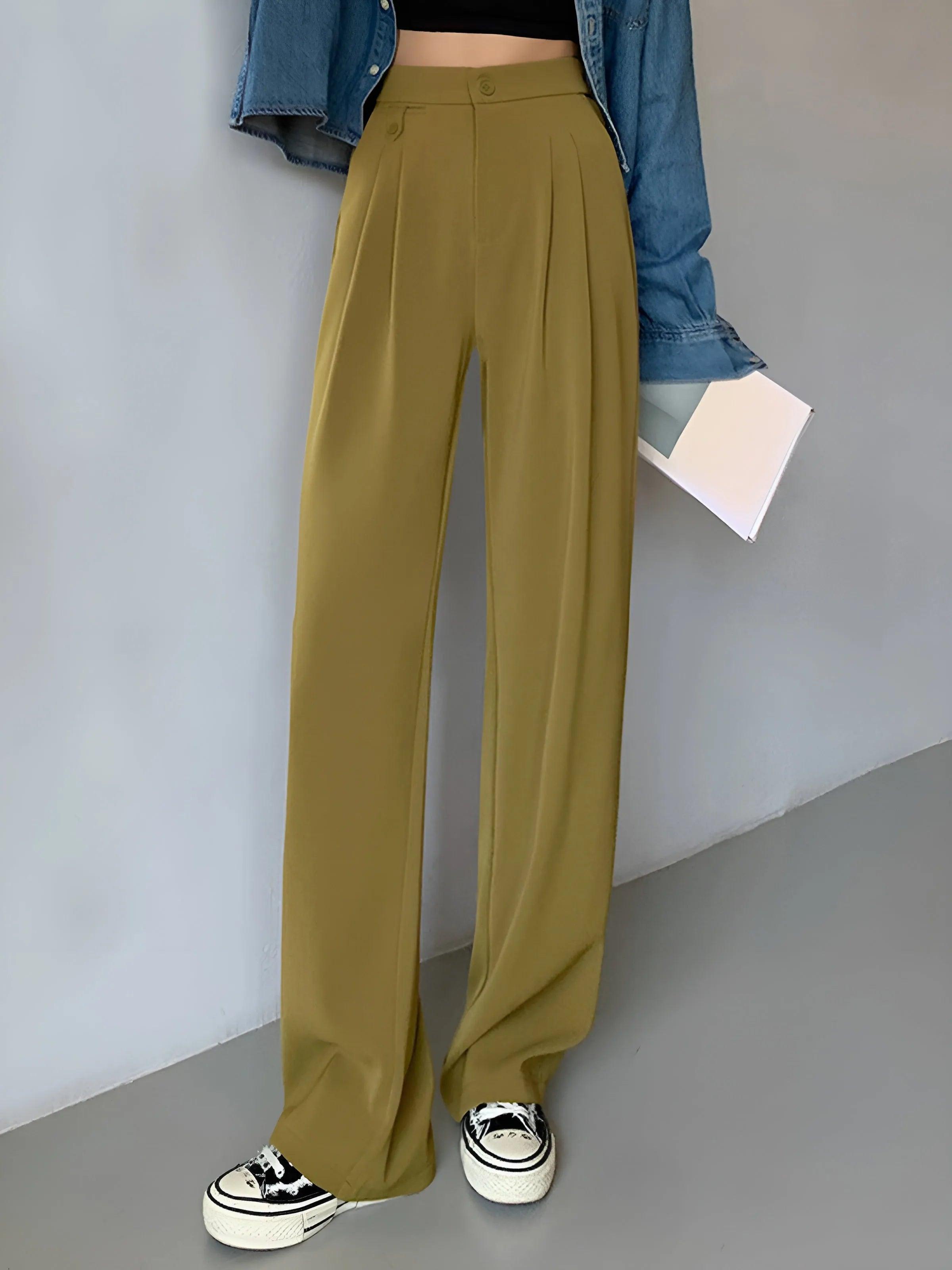 THE KONF™  | PANTALON À JAMBES LARGES - FANCY