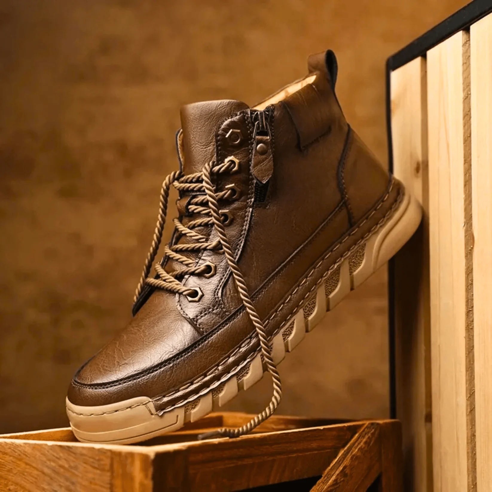 Apollo – Bottes urbaines en cuir premium