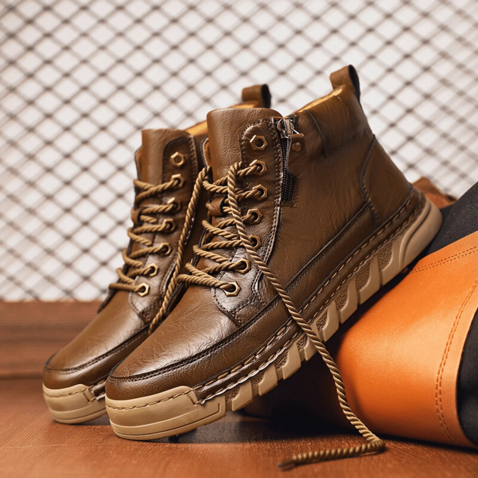 Apollo – Bottes urbaines en cuir premium