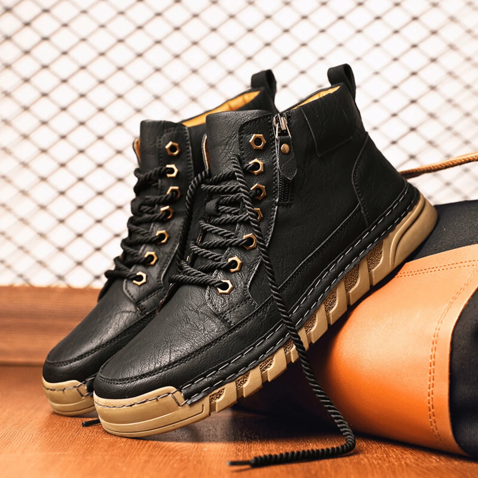 Apollo – Bottes urbaines en cuir premium
